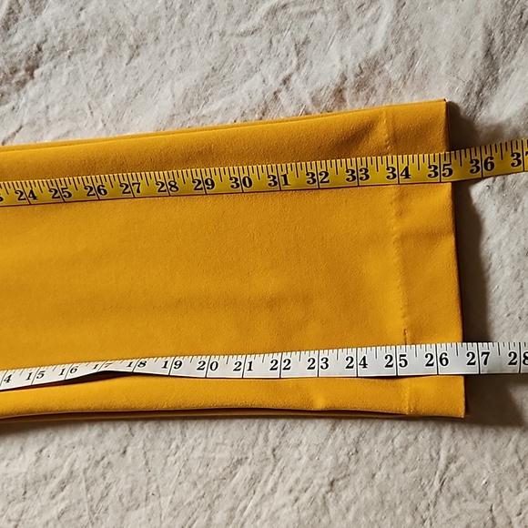 Jules & Leopold mustard casual pants small petite straight leg - Picture 11 of 15